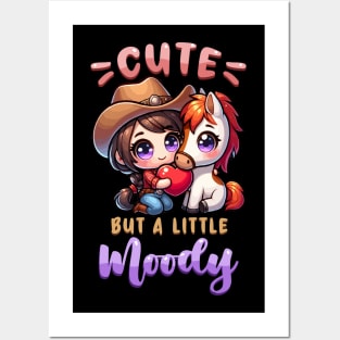 Cute But A Little Moody I Equestrian Pony Horse Fan Posters and Art